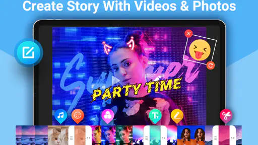 Videomaker muziek Video-editor screenshot