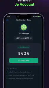 Virtueel Nummer SMS - SmsCode screenshot