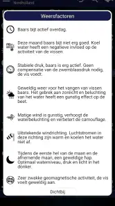 Visserij Voorspelling screenshot