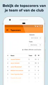 VoetbalAssist ClubApp screenshot