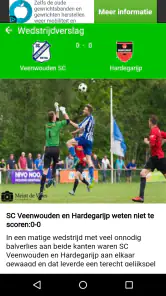 Voetbalnederland Liveuitslagen screenshot
