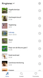 Vogelgeluiden screenshot