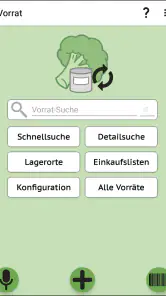 Vorrat, Lager, Einkaufslisten screenshot