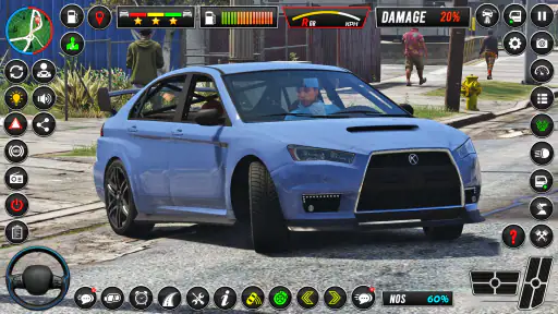 Vrachtschip rijdende auto spel screenshot