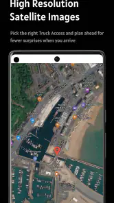 Vrachtwagen navigatie CargoT screenshot