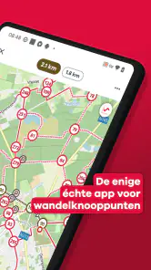 Wandelknooppunt screenshot