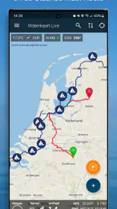 Waterkaart Live - Routes, AIS screenshot