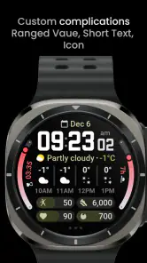 Weather Forecast Watch Face screenshot