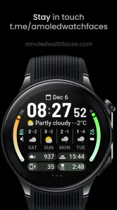 Weather Forecast Watch Face screenshot