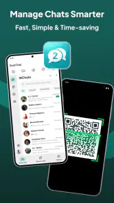 Web Scan & Dual Chat App screenshot