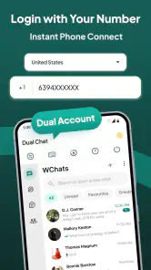 Web Scan & Dual Chat App screenshot