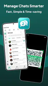 Web Scan & Dual Chat App screenshot