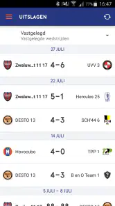 Wedstrijdzaken screenshot