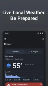 Weer door Rain Viewer screenshot