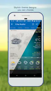 Weer & klok Widget screenshot