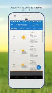 Weer & klok Widget screenshot