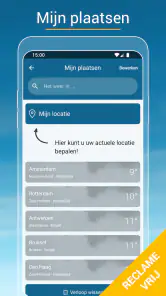 Weer & Radar Pro: buienradar screenshot