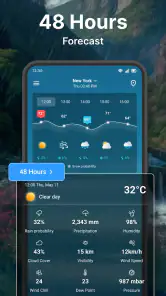 Weerbericht app screenshot