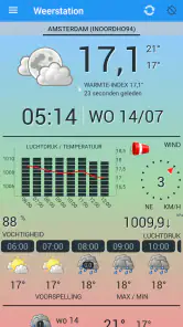 Weerstation screenshot