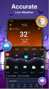 Weervoorspelling screenshot
