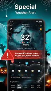 Weervoorspelling screenshot