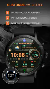 WFP 125 Digital watch face screenshot