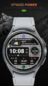WFP 125 Digital watch face screenshot