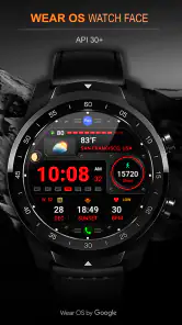 WFP 125 Digital watch face screenshot