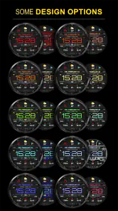 WFP 132 Digital watch face screenshot