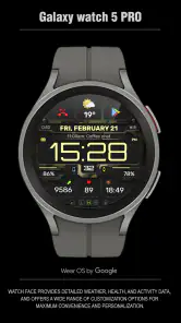 WFP 132 Digital watch face screenshot