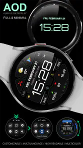 WFP 132 Digital watch face screenshot
