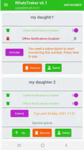 WhatsTraker screenshot