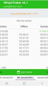 WhatsTraker screenshot