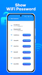 WiFi -wachtwoord weergeven screenshot