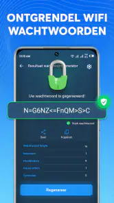 WiFi-wachtwoorden show screenshot
