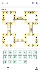 Wiskundige Puzzels - Kruiswisk screenshot