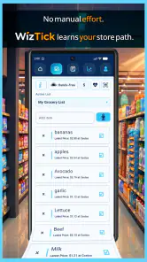 WizTick Grocery List & Budget screenshot