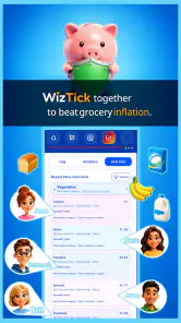 WizTick Grocery List & Budget screenshot
