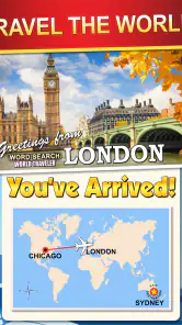 Word Search World Traveler screenshot