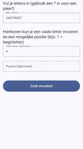 WordFeud Helper - vind woorden screenshot