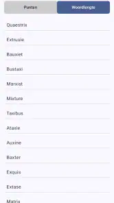 WordFeud Helper - vind woorden screenshot