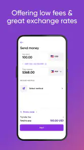WorldRemit-app screenshot