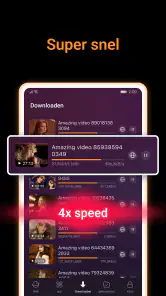 X Downloader en videospeler screenshot