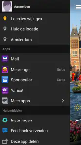 Yahoo Weer screenshot