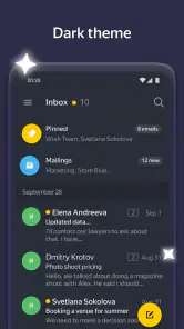 Yandex Mail screenshot