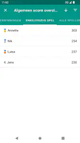 Yatzy Score Kaart screenshot