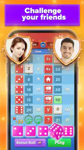 Yatzy Vacation dice game screenshot