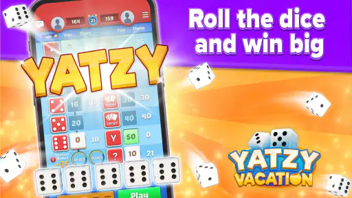 Yatzy Vacation dice game screenshot