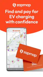 Zapmap: EV charging points map screenshot