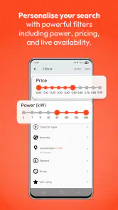 Zapmap: EV charging points map screenshot